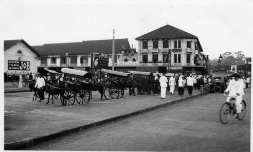 La place du marché de Saigon